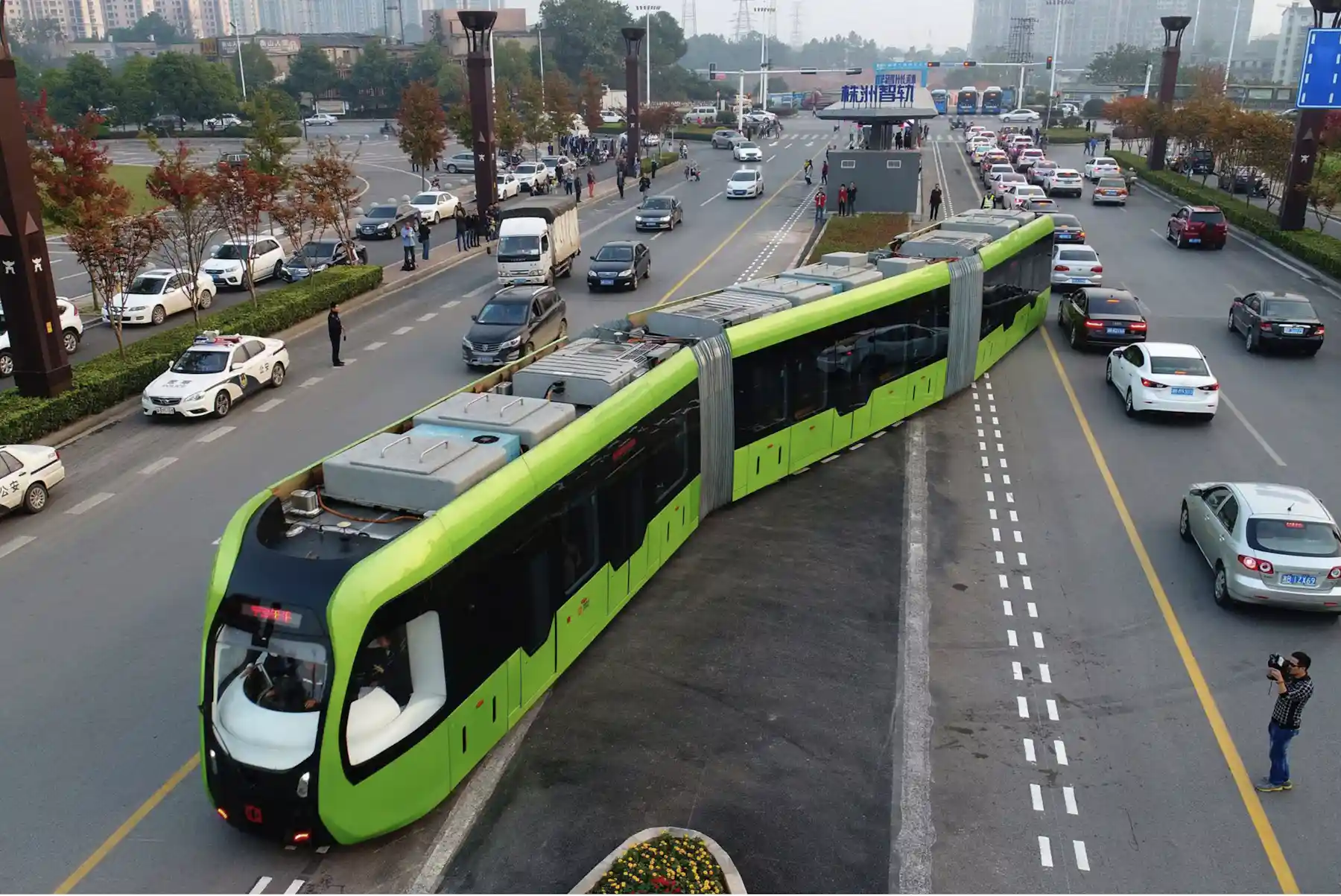 Automated Trams Why trackless trams are ready to replace light rail