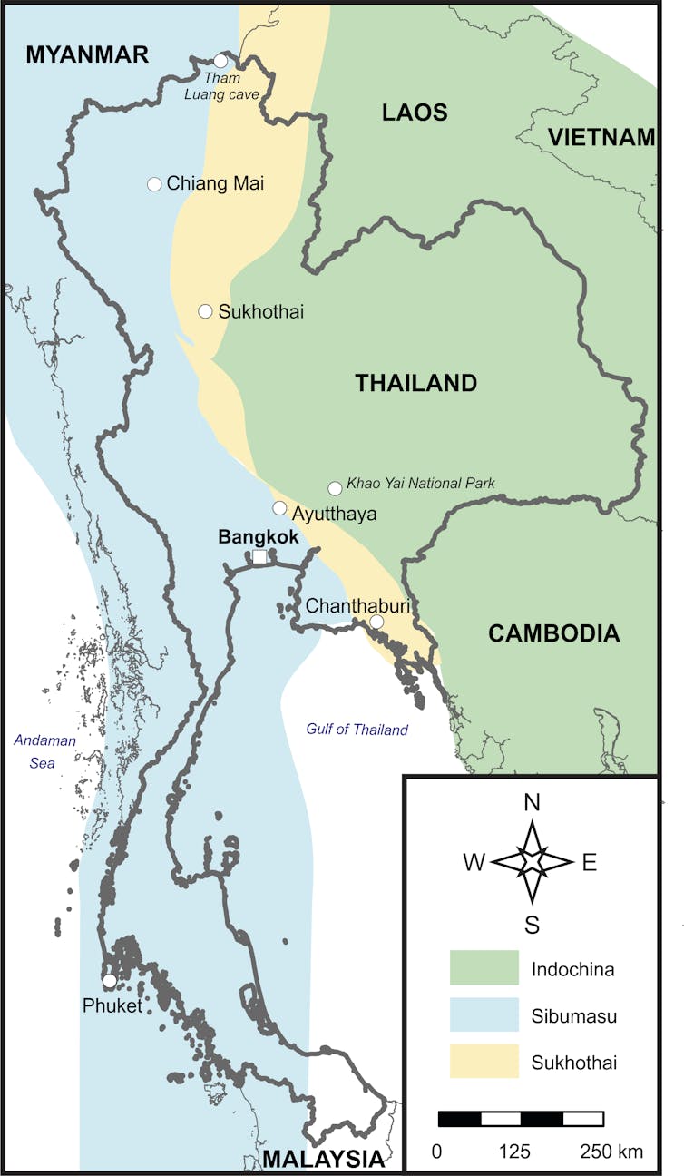 When Thailand and Australia were closer neighbours, tectonically speaking