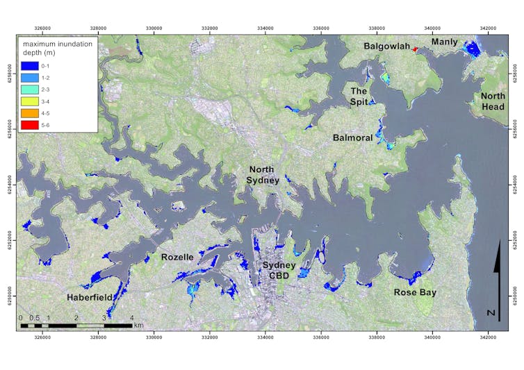 Yes, a tsunami could hit Sydney – causing flooding and dangerous currents