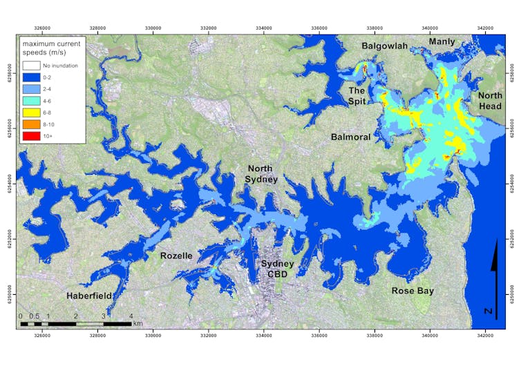 Yes, a tsunami could hit Sydney – causing flooding and dangerous currents