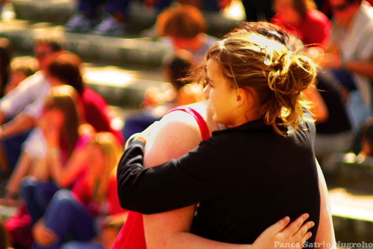 The power of a hug can help you cope with conflict