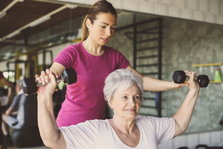 Breast cancer survivors, who lose muscle mass, can benefit from strength training, studies suggest