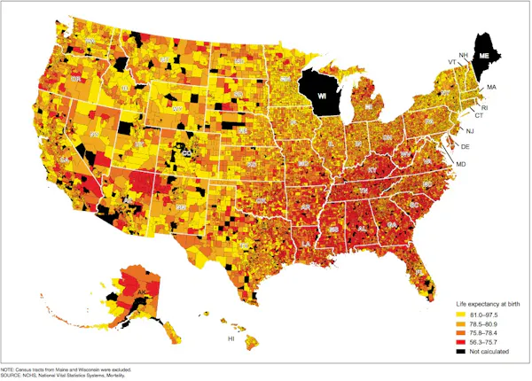 Zip Code Effect Life ZIP Code Effect: Neighborhood Can Affect Life Expectancy by 30 Years ...