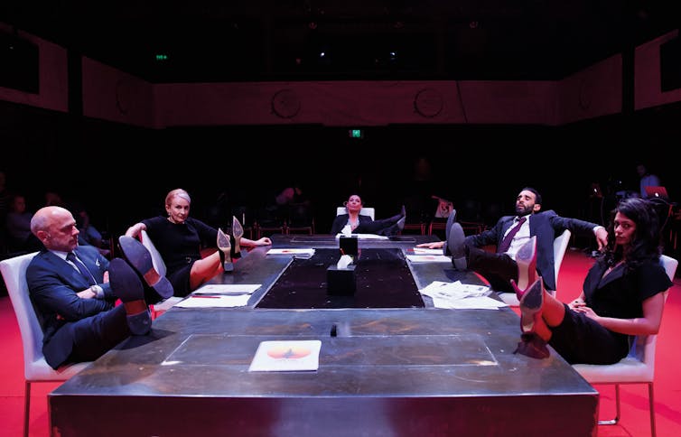 In Trustees, Belarus Free Theatre mercilessly demolishes Australia's cultural debate