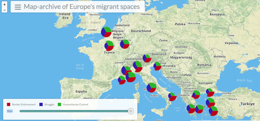 Europe Homeless Map Migration: new map of Europe reveals real frontiers for refugees