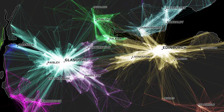 Alternative Scotland Map New map of Scotland – as reimagined by an algorithm