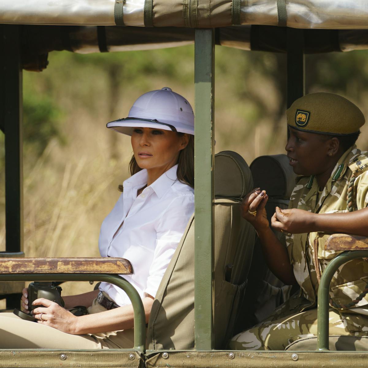 Melania Trump S Pith Helmet Is Not Just A Hat