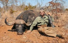 Donald Trump Jr. on a hunting trip in Zimbabwe. YouTube/Hunting Legends
