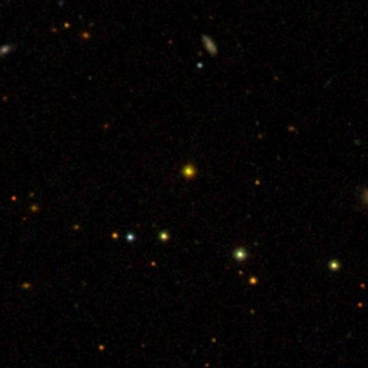 BILLIONS OF YEARS BACK IN TIME. With a big enough telescope you can see quasar APM 08279+5255 and look 12 billion years back in time. Sloan Digital Sky Survey, CC BY