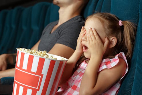 How to watch a scary movie with your child