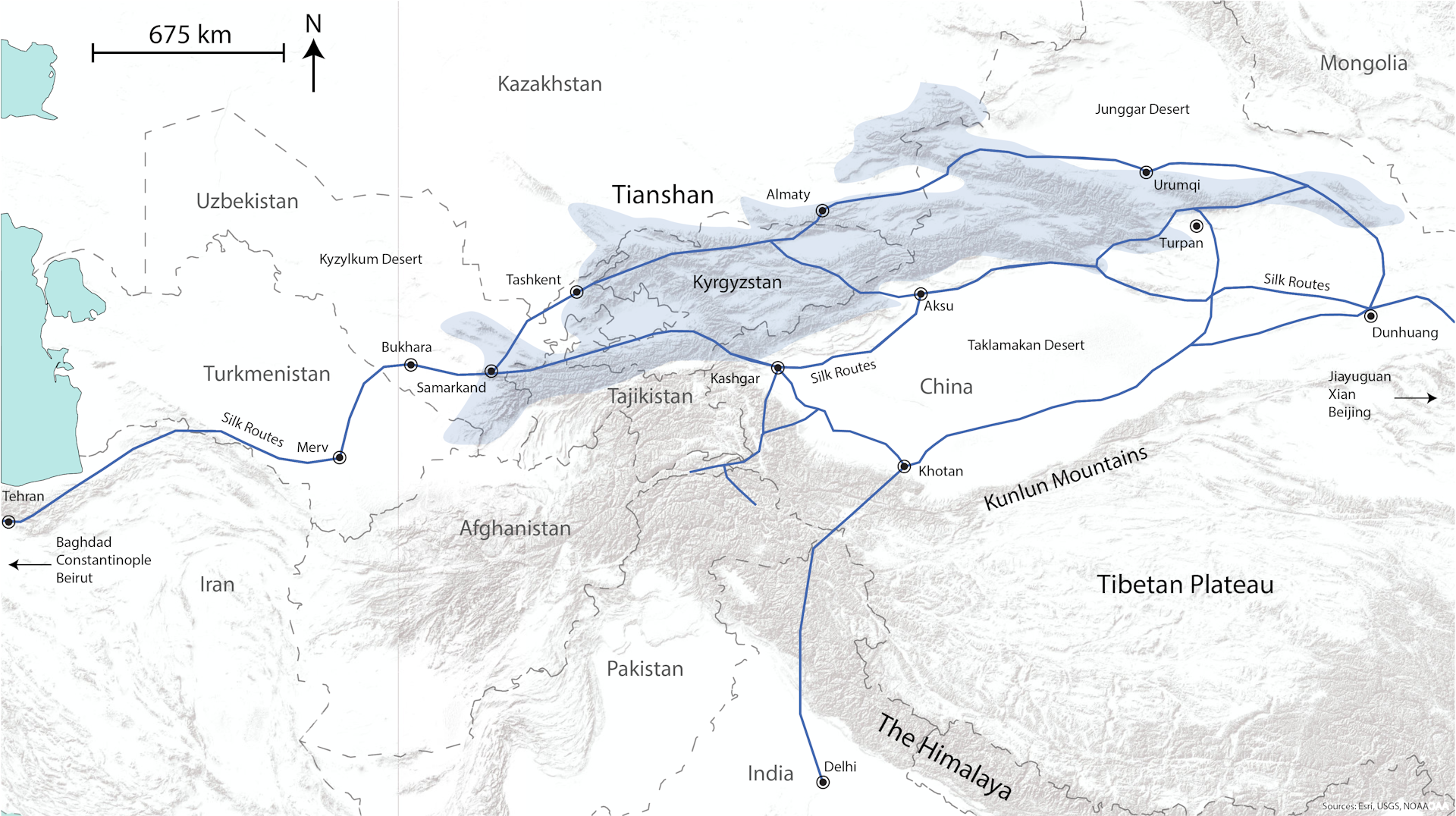 How Eurasia S Tianshan Mountains Set A Stage That Changed The World   File 20181101 173899 5t30hb 