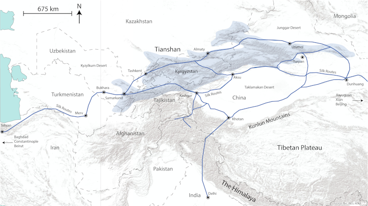How Eurasia's Tianshan mountains set a stage that changed the world