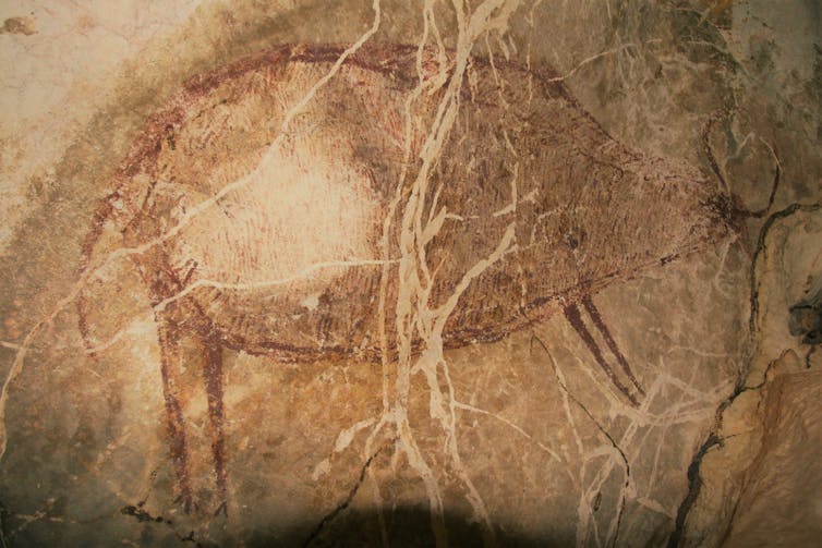 is the world's oldest rock art in Southeast Asia?