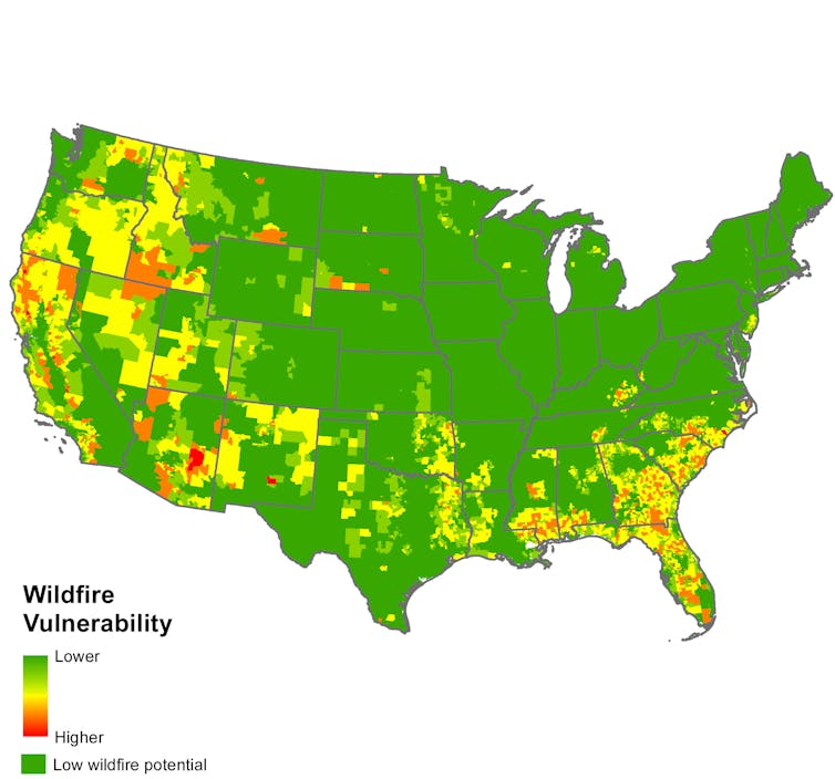 Racial and ethnic minorities are more vulnerable to wildfires
