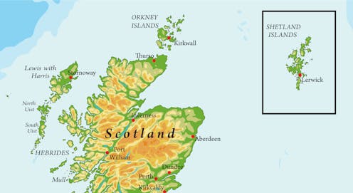 Map Of The Shetland Islands Scotland's most remote islands don't want to be in 'inset maps 