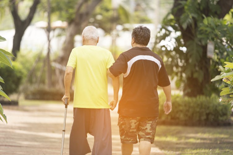 ASSISTANCE. Needing help with simple everyday tasks can be a huge blow to the sense of self and pride of someone dealing with dementia. Image from Shutterstock