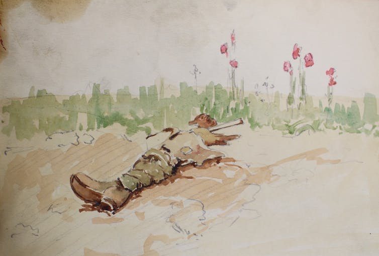 how Australia's war art scheme fed national mythologies of WW1