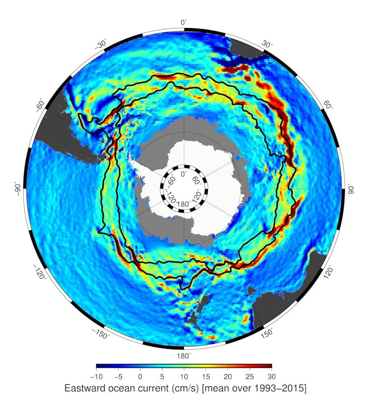 why the Antarctic Circumpolar Current is so important for keeping Antarctica frozen