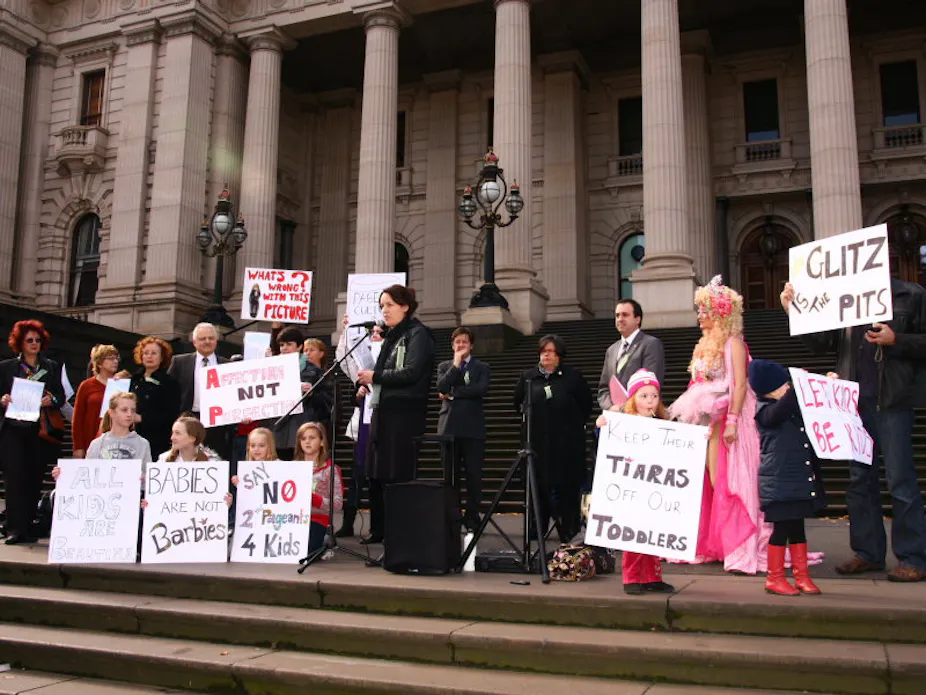 Little miss innocent? Anxious adults await Australia’s first child ...