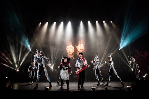 Rock Bang is a highly charged fusion of music, theatre, and circus