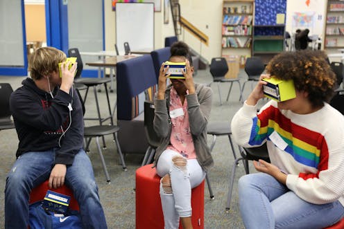 Virtual reality tours give rural students a glimpse of college life