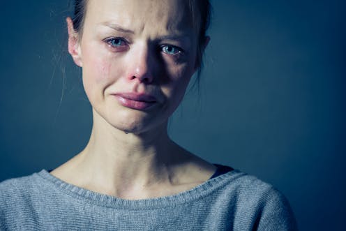 No, crying doesn't release toxins, though it might make you feel better... if that's what you believe