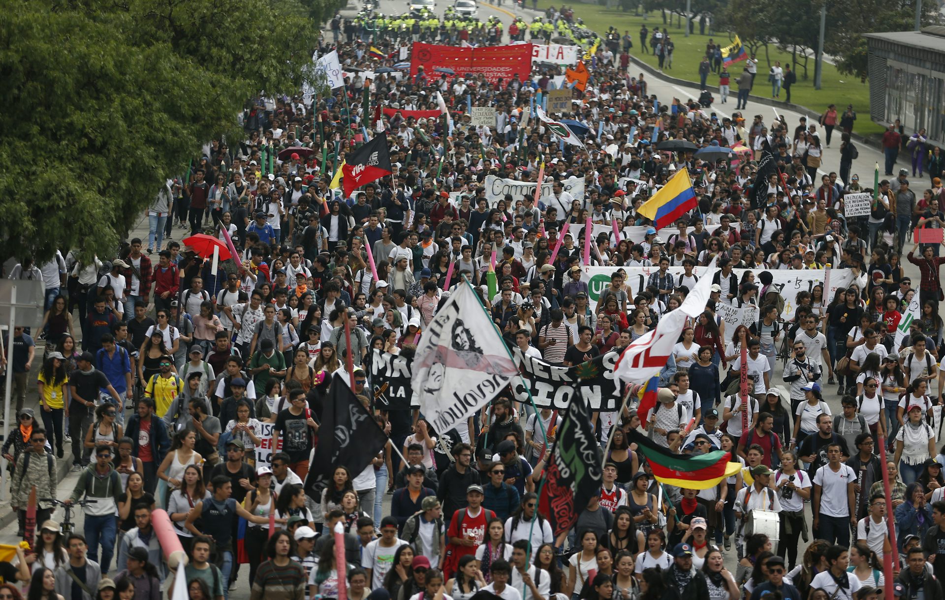 Mass Protests in Colombia Mar President’s First 100 Days but Reveal a Nation Marching Toward Peace