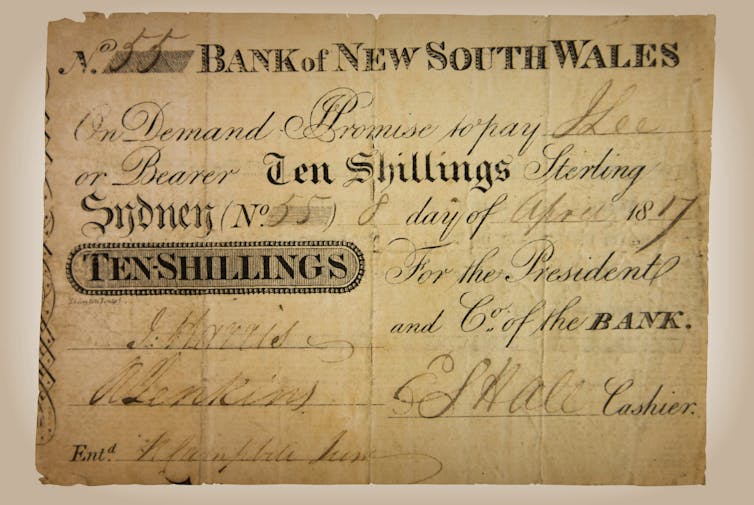 Who made Australia's first ever bank deposit? Here's our unsettling discovery