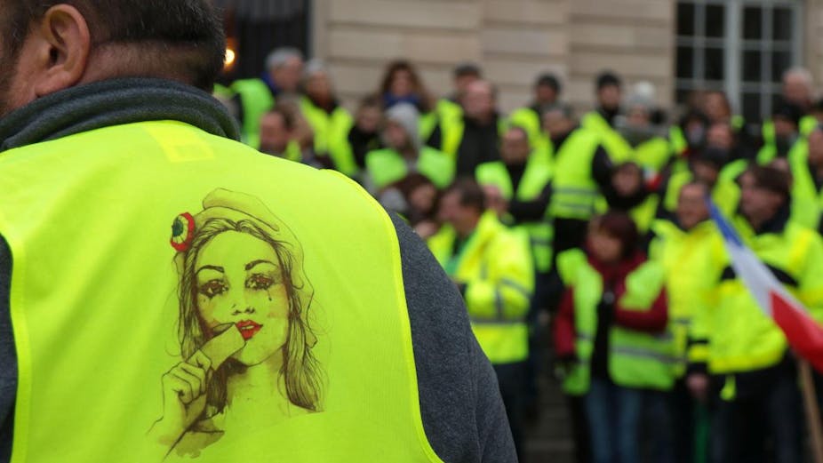 Résultat de recherche d'images pour "images gilets jaunes kant"