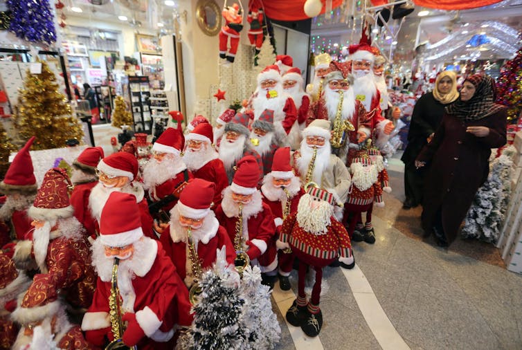 Yes, retailers exploit Christmas, but their decorations still evoke religious spirit