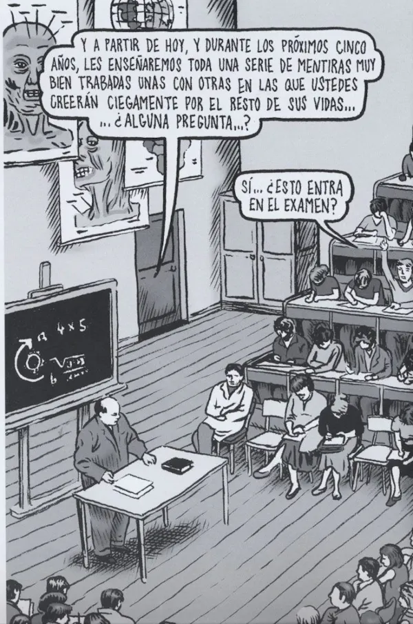 La viñeta se publicó en el primer número de la revista Dinere, de Miguel Brieva. Ediciones Clismón y Doble dosis, 2004., CC BY-NC-SA
