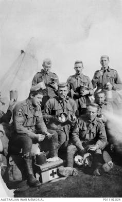 What Australian soldiers ate for Christmas in WWI