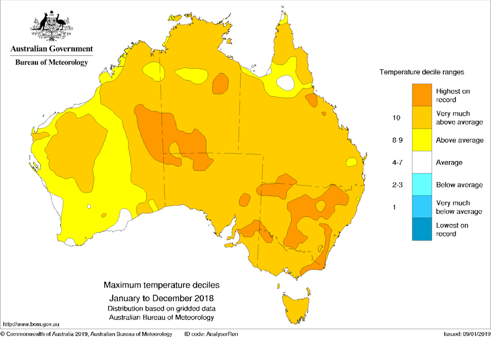 Australia S 2018 In Weather Drought Heat And Fire
