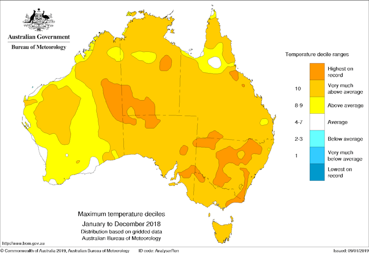 Australia's 2018 in weather: drought, heat and fire