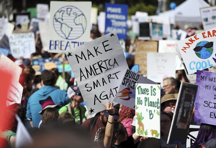 Rally of scientists