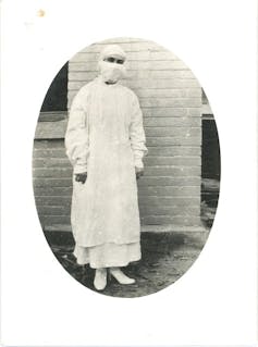 Doctor during Spanish Flu pandemic