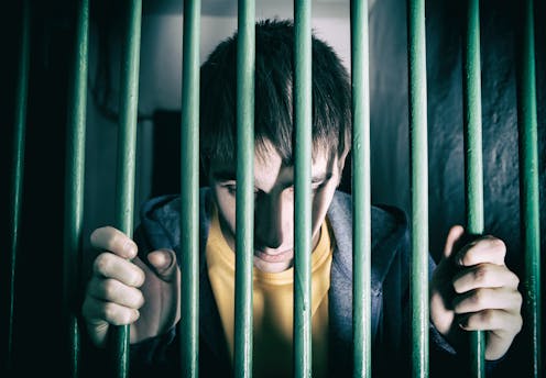 jail young prison children autism end jailed man addict drug behind down schools many toned bars cell shutterstock breaking criminal