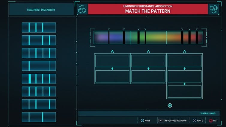 Spectrum of Unknown Molecule from Research Mission