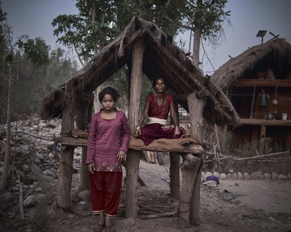 Résultat de recherche d'images pour "women periods hut india"