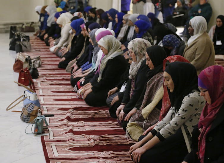 What are Muslim prayer rugs?