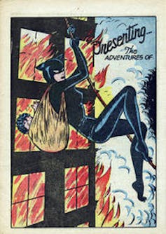 Tarpe Mills, 1940s comic writer, and her feisty superhero Miss Fury