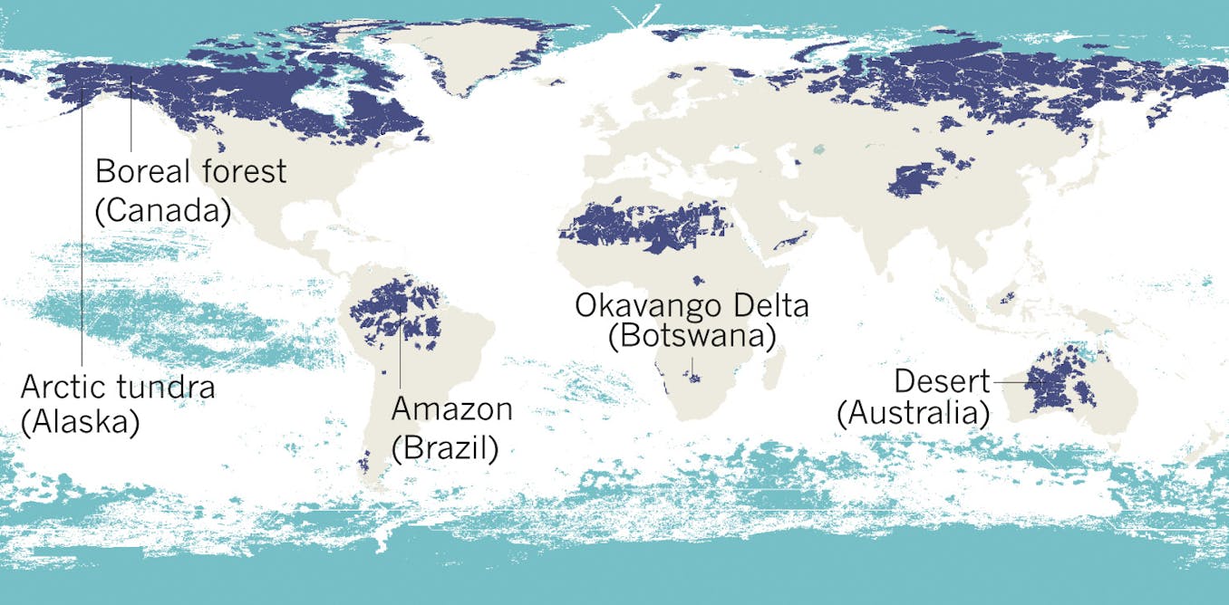 Five Maps That Reveal The World'S Remaining Wilderness