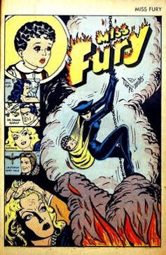 Tarpe Mills, 1940s comic writer, and her feisty superhero Miss Fury