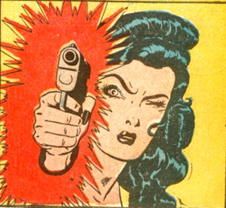 Tarpe Mills, 1940s comic writer, and her feisty superhero Miss Fury