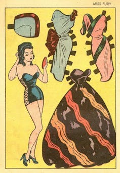 Tarpe Mills, 1940s comic writer, and her feisty superhero Miss Fury