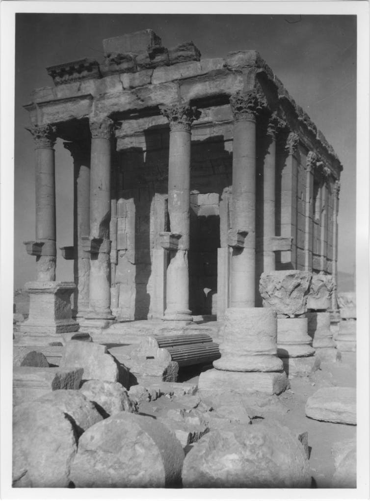 Le temple de Baalshamîn et le site de Palmyre dans les archives de l