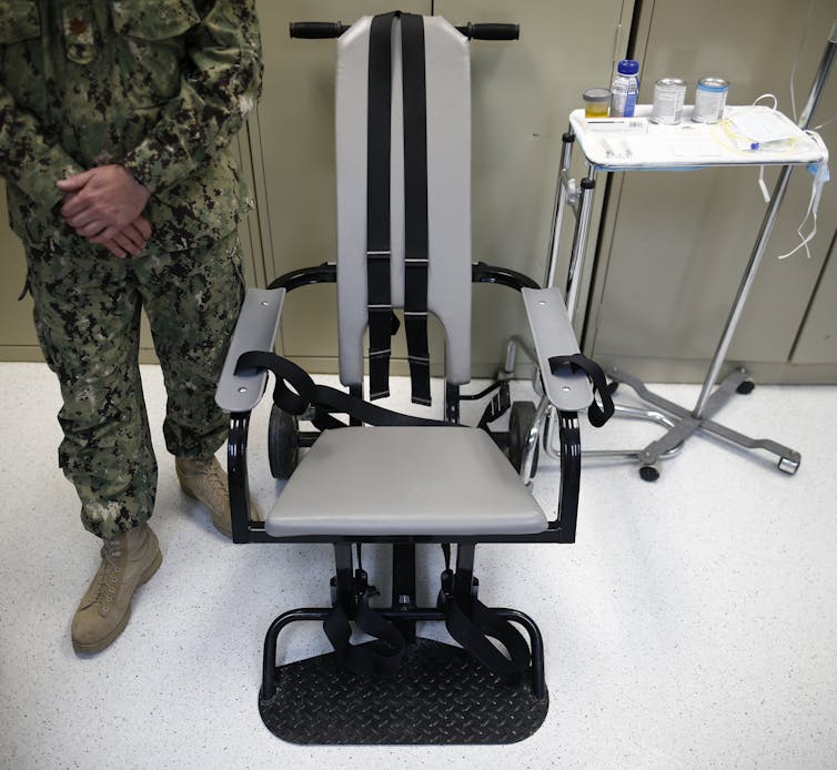 ICE detainees on hunger strike are being force-fed, just like Guantánamo detainees before them