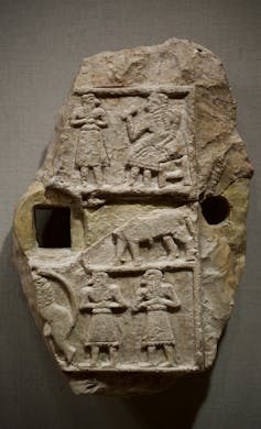 Inanna temple relief.