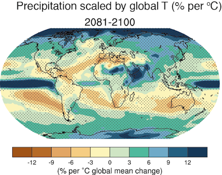 Slowing climate change could reverse drying in the subtropics