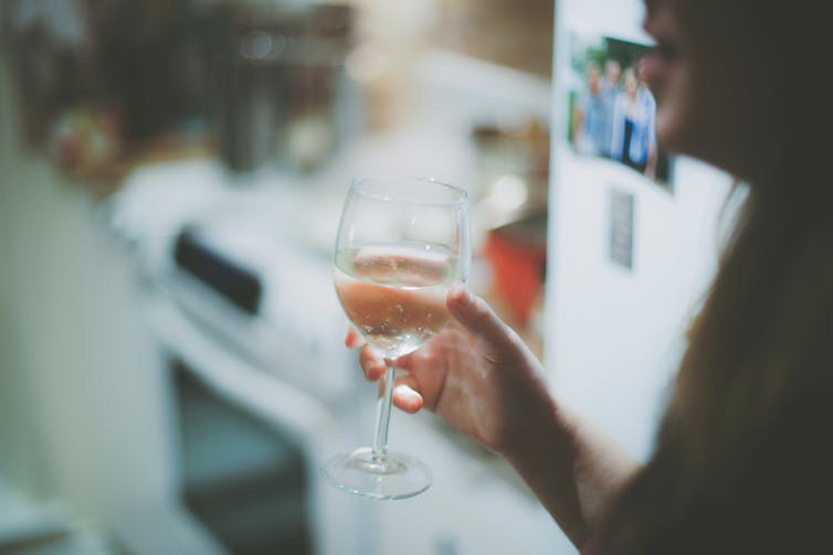 Did you look forward to last night's bottle of wine a bit too much? Ladies, you're not alone